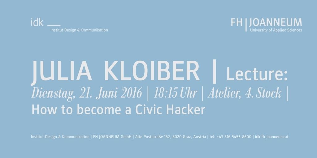 Lecture: Julia Kloiber