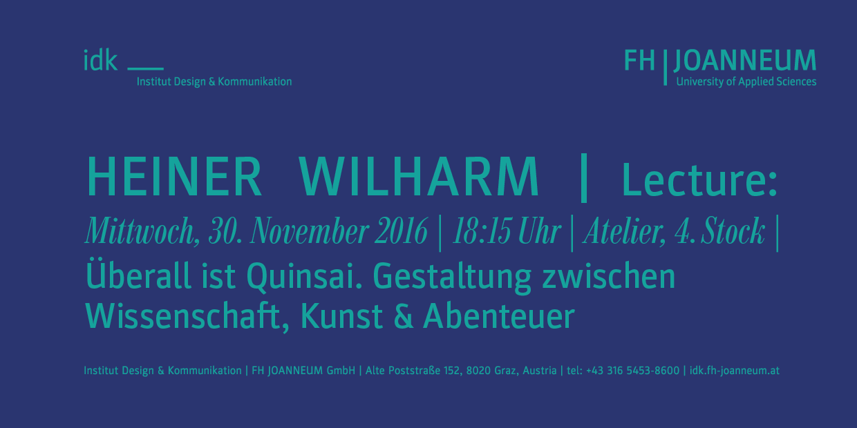 Lecture von Heiner Wilharm