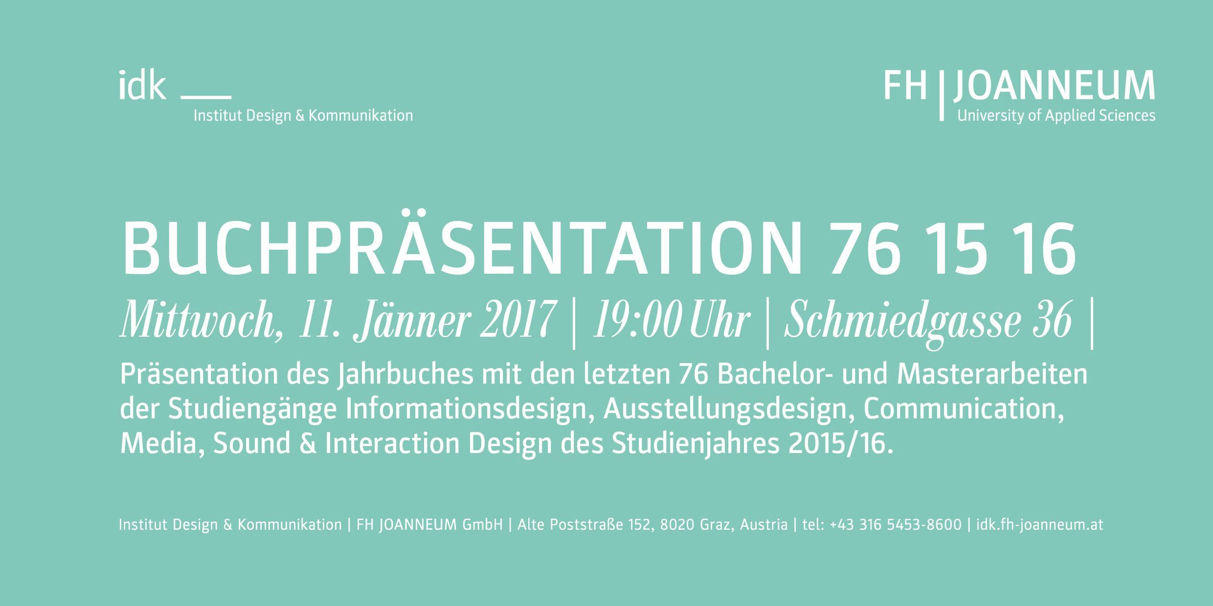 Buchpräsentation 76 15 16