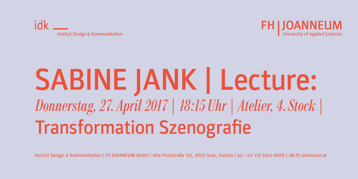 Lecture: Sabine Jank