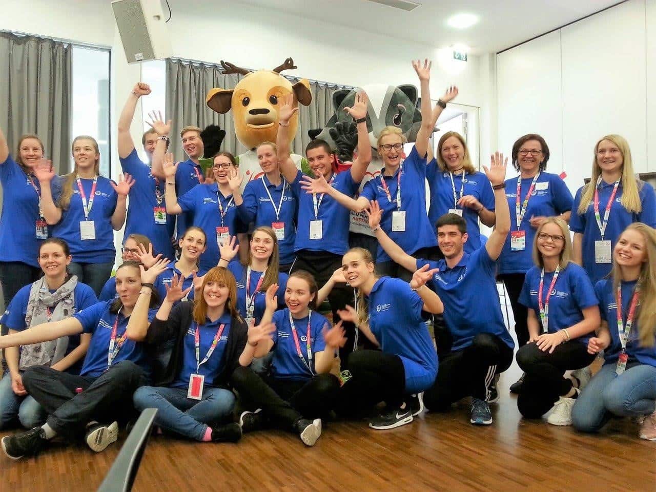 Studierende konnten Erfahrungen im Umgang mit Athletinnen und Athleten sammeln. 