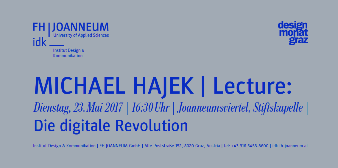 Einladung zur Lecture von Michael Hajek