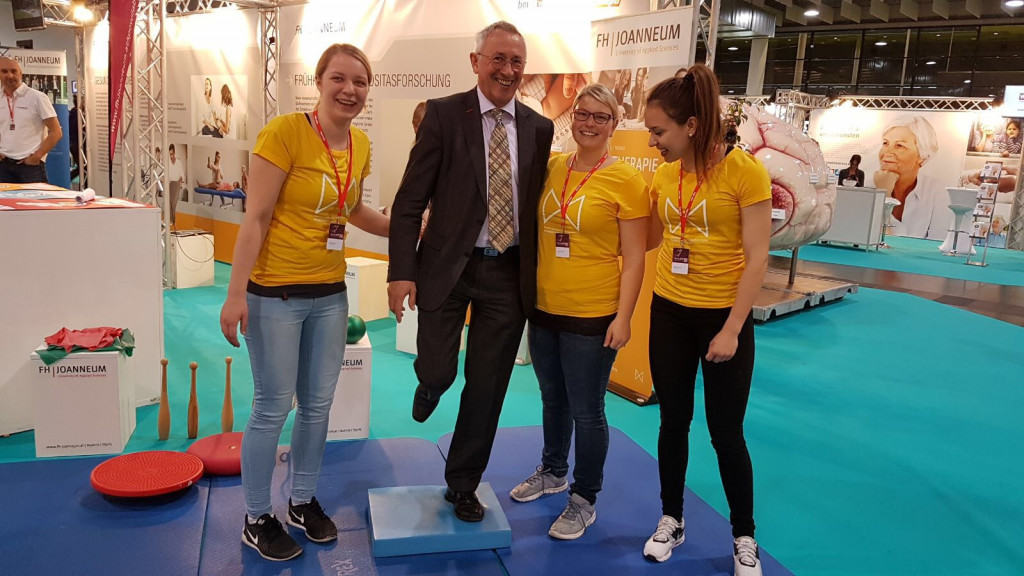 Die FH JOANNEUM bei der KroneFIT Gesundheitsmesse