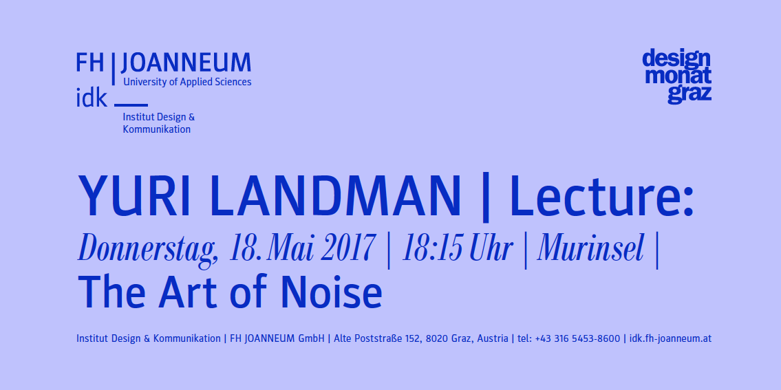 FH Lecture im Designmonat: Yuri Landman