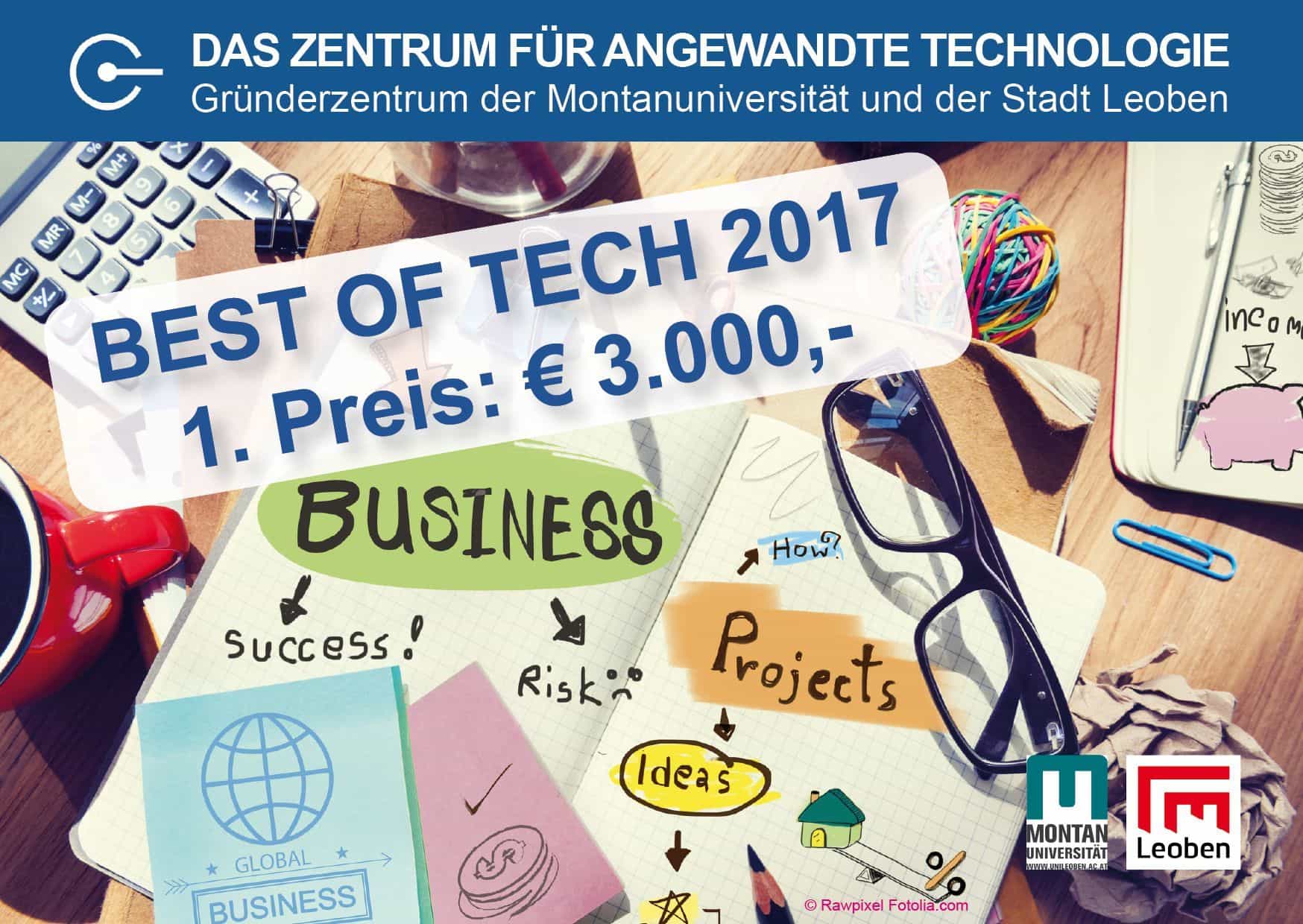 BEST OF TECH 2017 - Businessplanwettbewerb 1