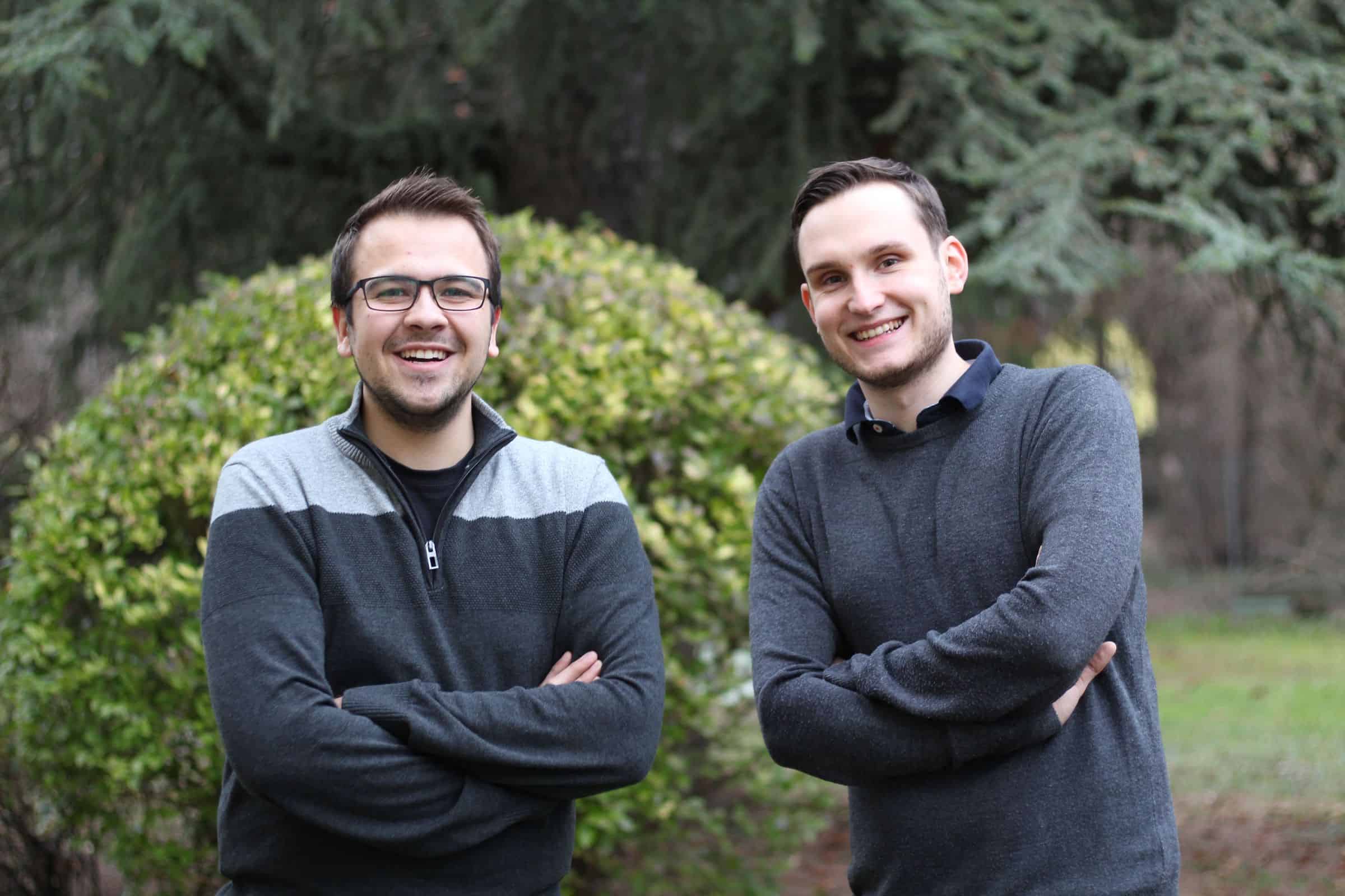 Porträtfoto Philipp Trantin und Dominik Gschaider.