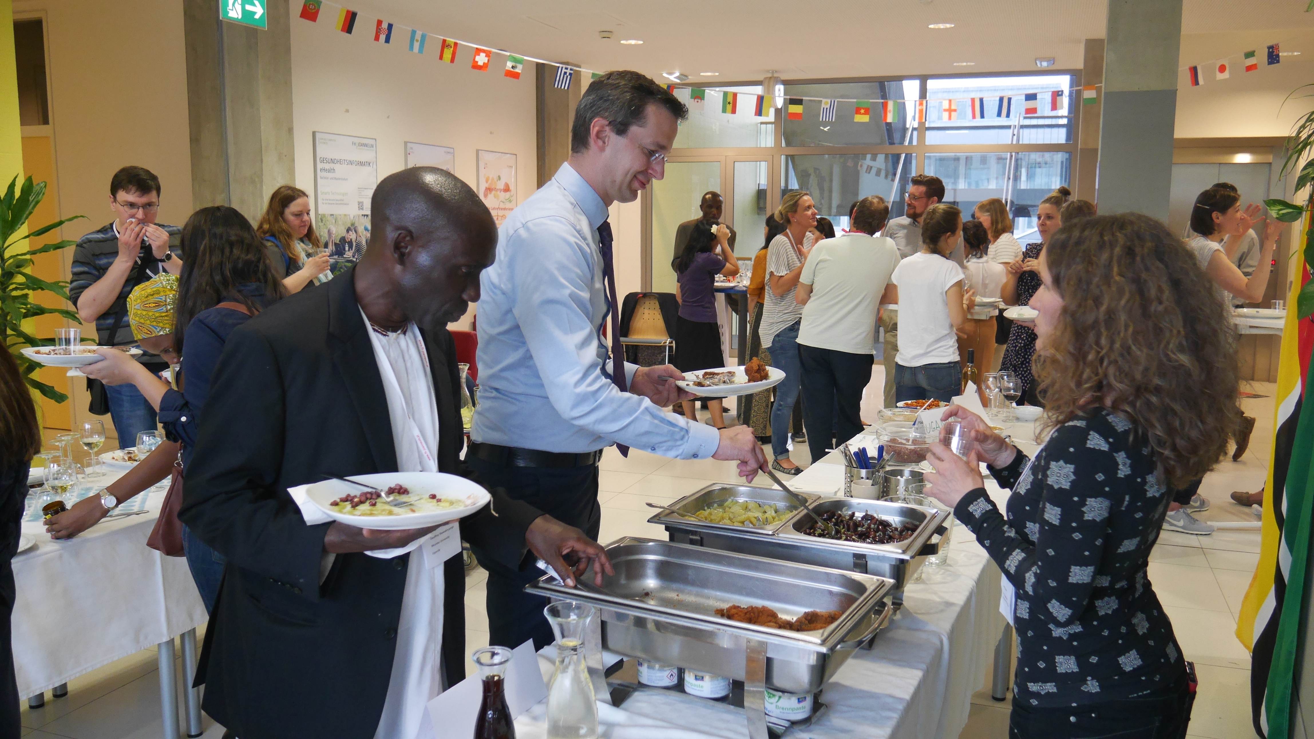 Internationaler Austausch beim Foodsharing