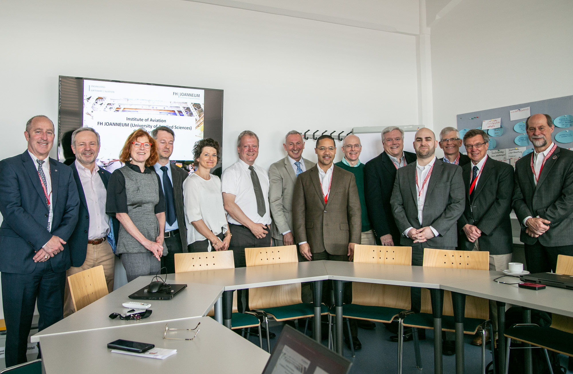 Gruppenfoto der US-Delegation