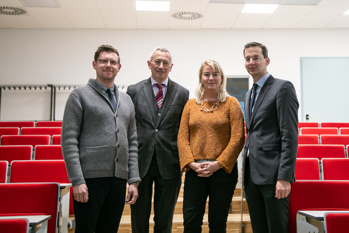 Martin Gössl, Karl Peter Pfeiffer, Edeltraud Hanappi-Egger und Martin Payer.