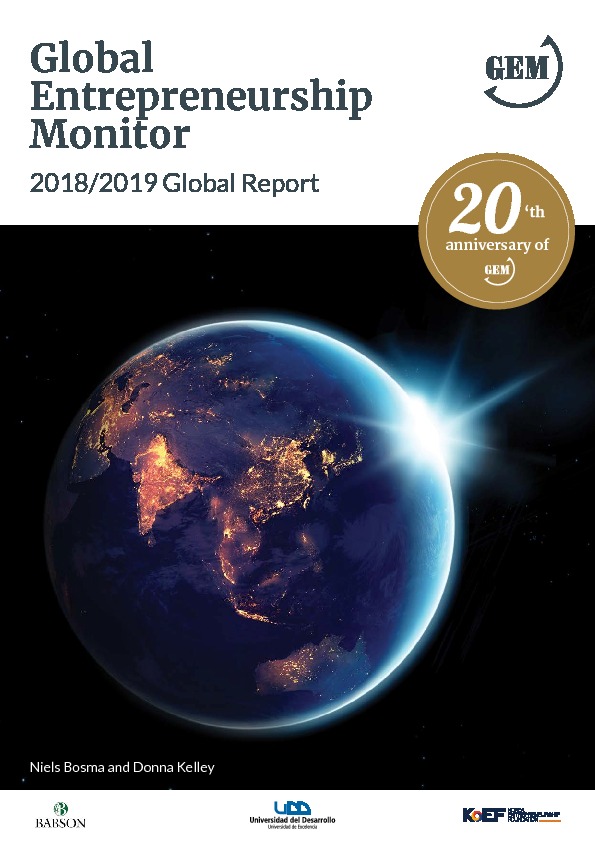 GEM 2018/2019 GEM 2018/2019 Global Report