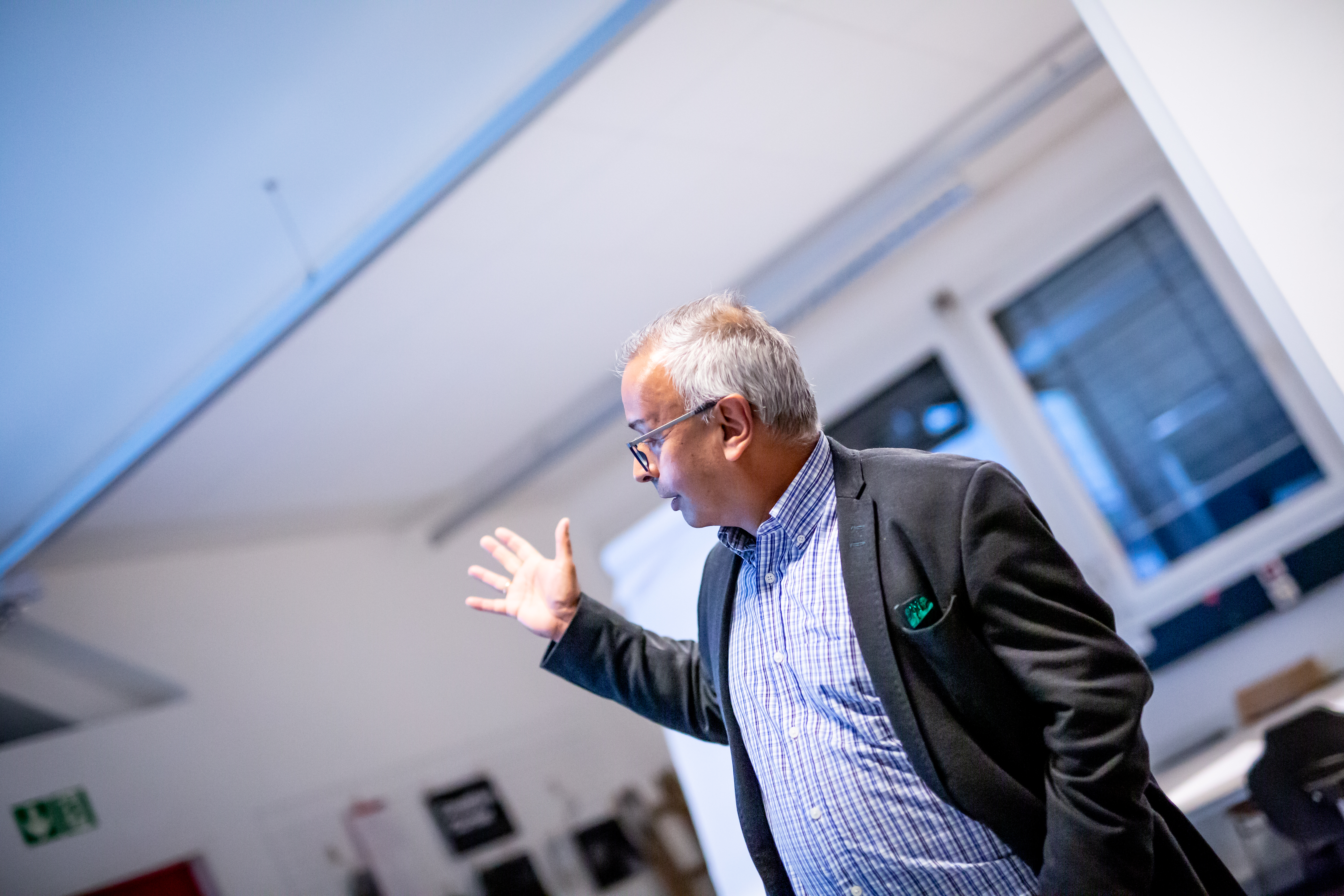 Andy Kaltenbrunner bei seiner Lecture an der FH JOANNEUM.