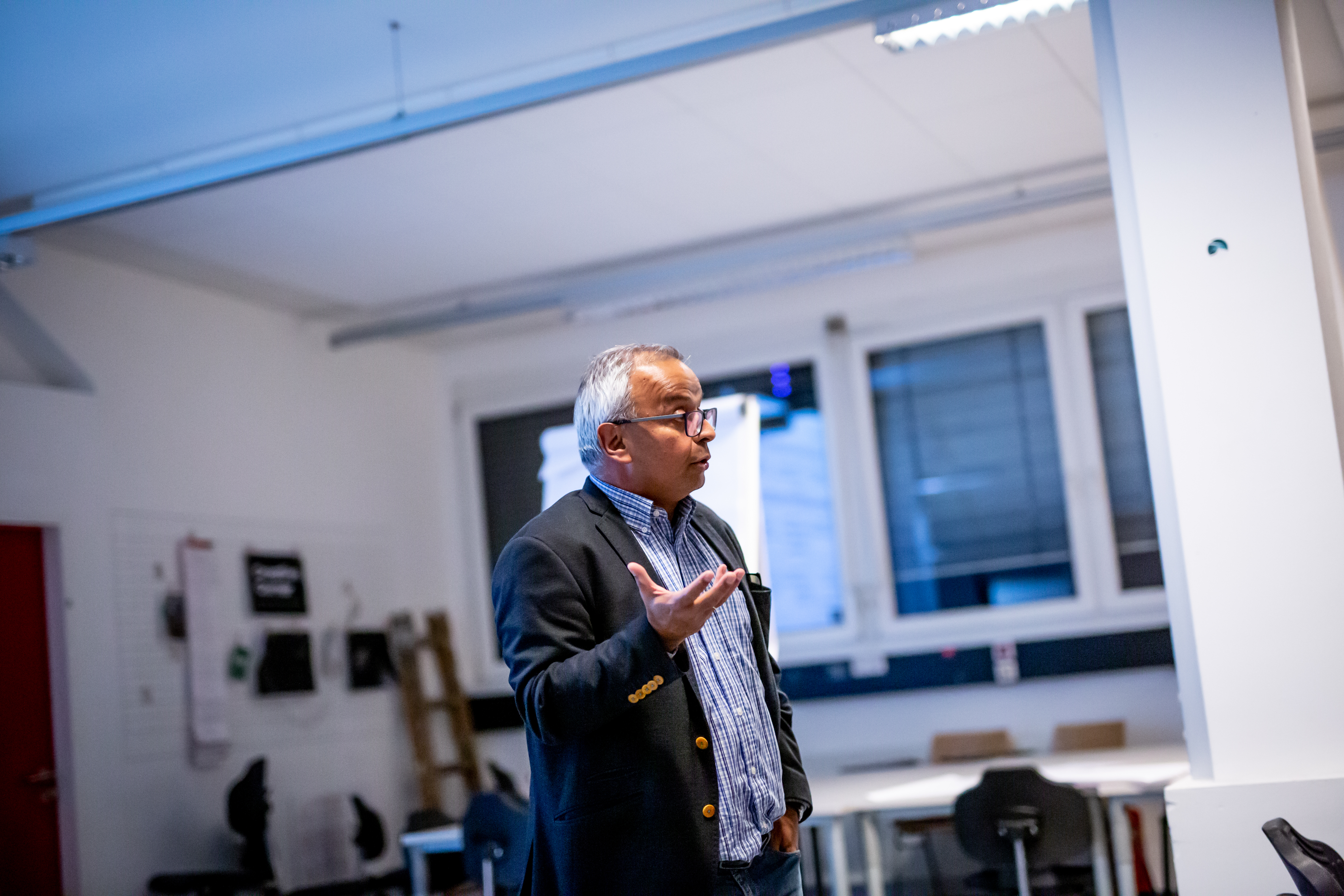 Andy Kaltenbrunner bei seiner Lecture an der FH JOANNEUM.