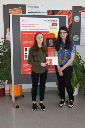 Die Gewinnerinnen der Postersession.