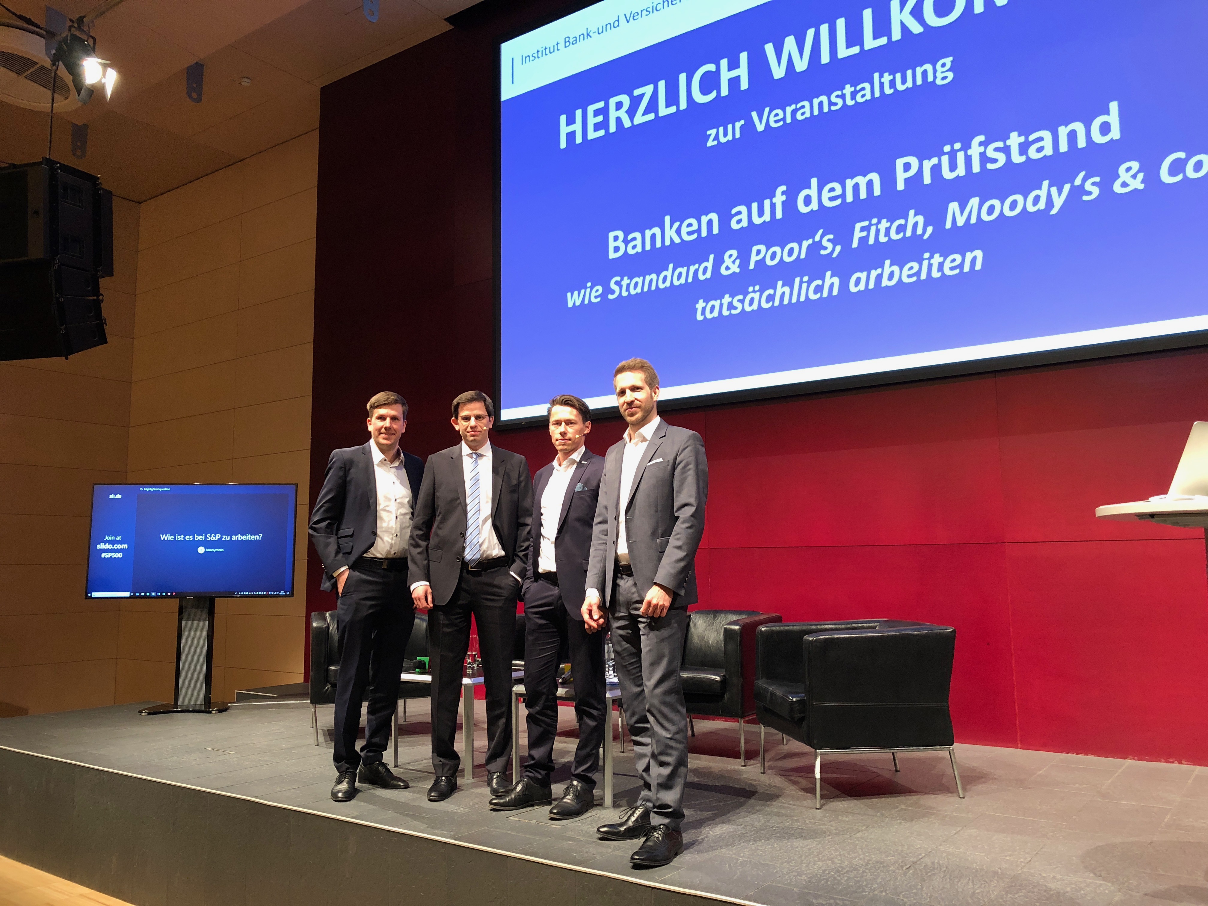 Markus Zahrnhofer, Ron Slomovits, Michael Murg und Thomas Ortner