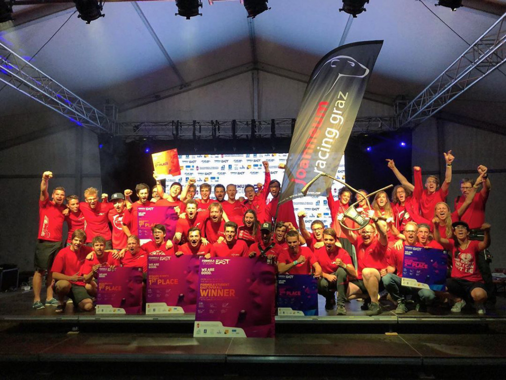 joanneum racing graz gewinnt Formula Student East 2019 in Ungarn