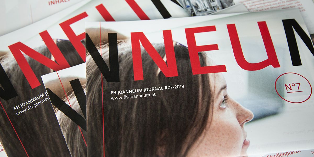Cover des FH Journal 07 der FH JOANNEUM Bild FH Journal 07