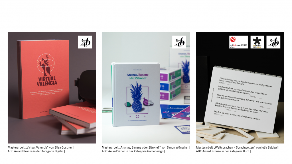 Drei Studierende bei den ADC Awards ausgezeichnet