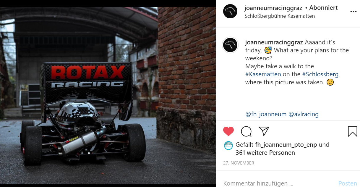 Boxenstopp bei joanneum racing graz 2.0 #13: Motorsport im Kommunikationsmix 1