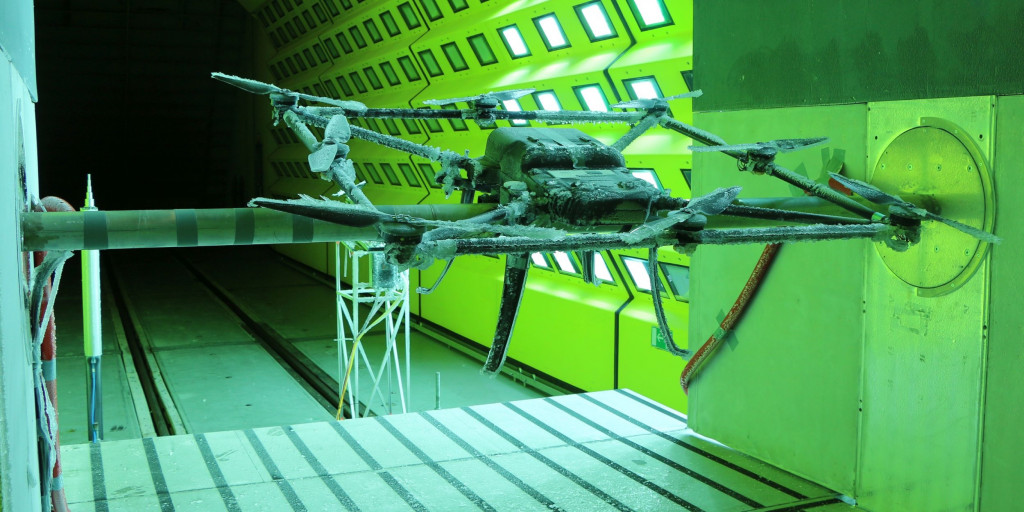 Weltpremiere mit Drohne