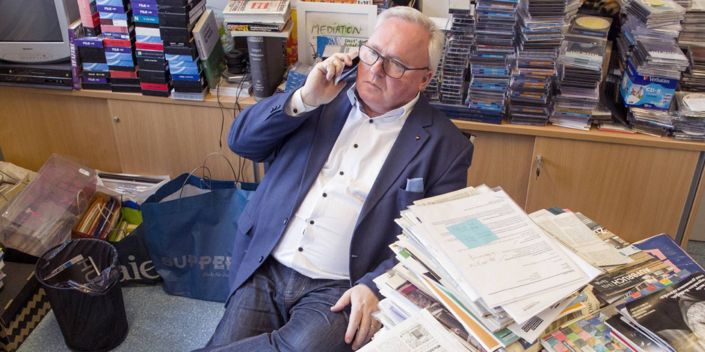 „Heavy User“ und Studiengangsleiter Heinz M. Fischer im Porträt