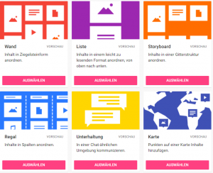 Online-Miniworkshop: „Padlet“ – Überblick, Interaktion und Kooperation in Training und Lehre