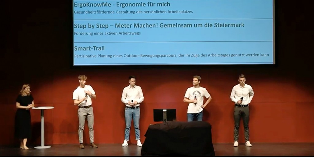 Projektabschluss der Studierenden am Studiengang „Physiotherapie“