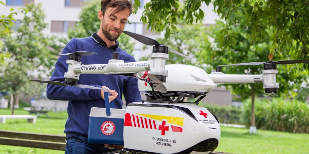 Blutkonserve aus der Luft