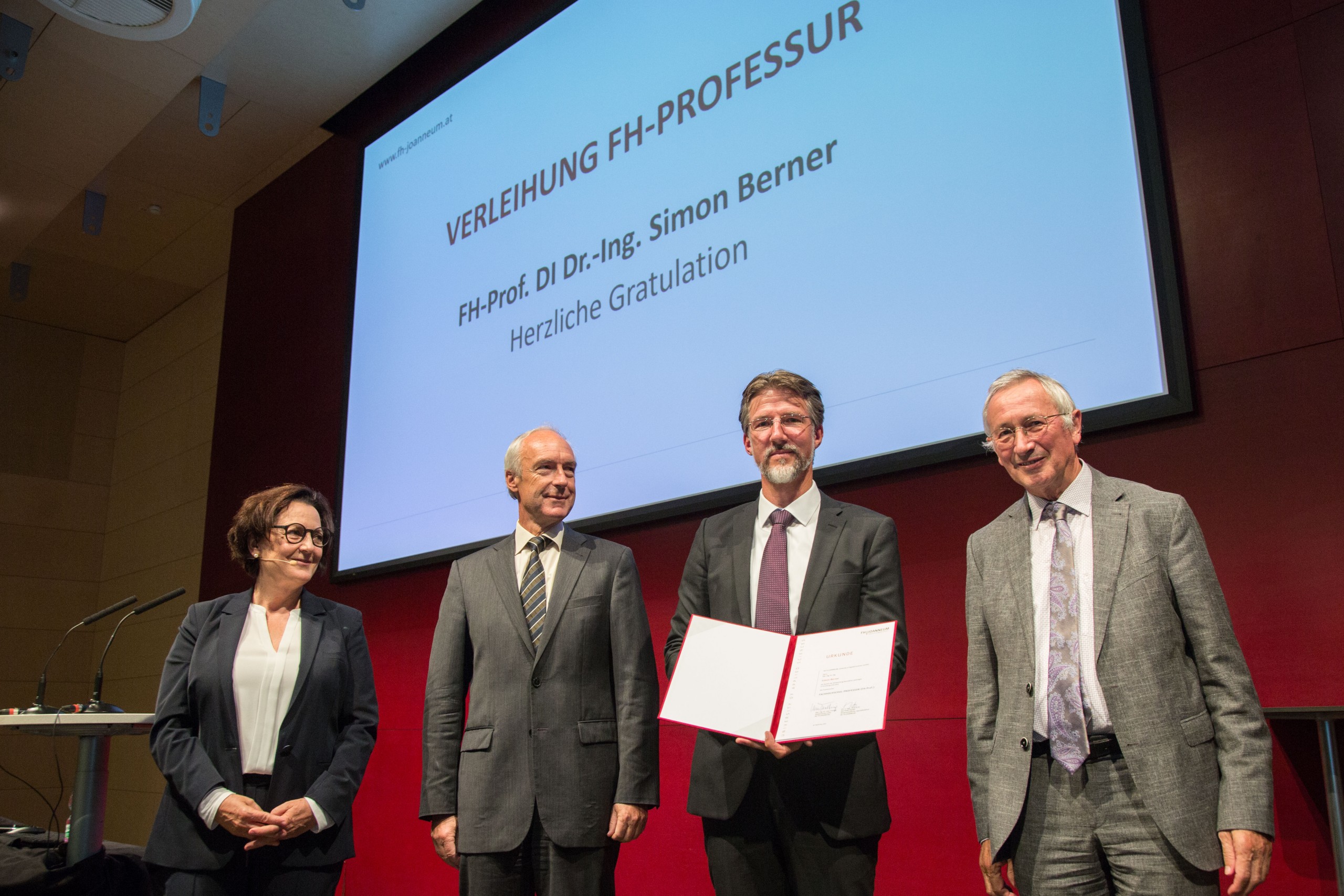 Neue Professuren an der FH JOANNEUM