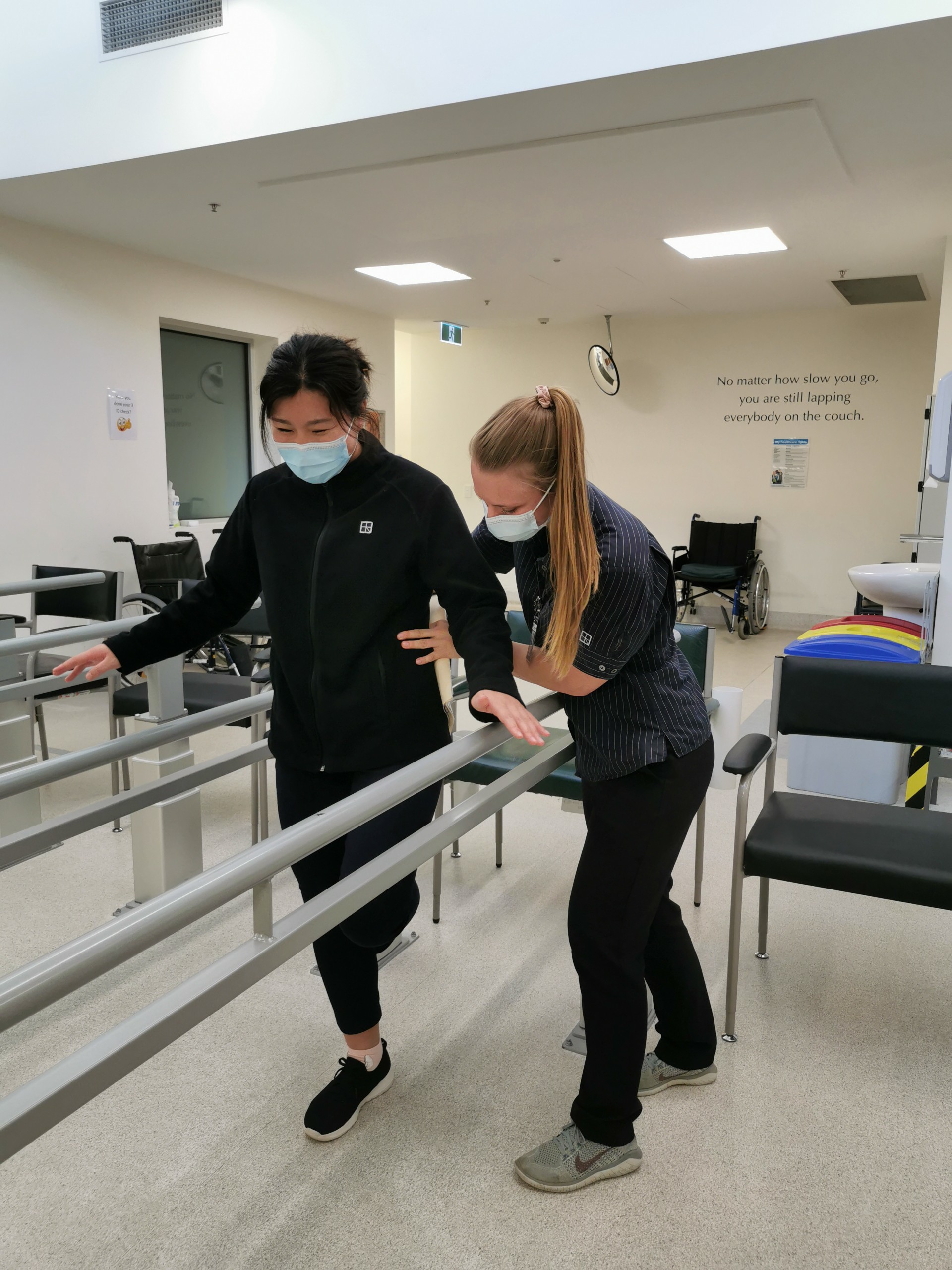 Lea Wyss arbeitet in Australien auch in einer Klinik.