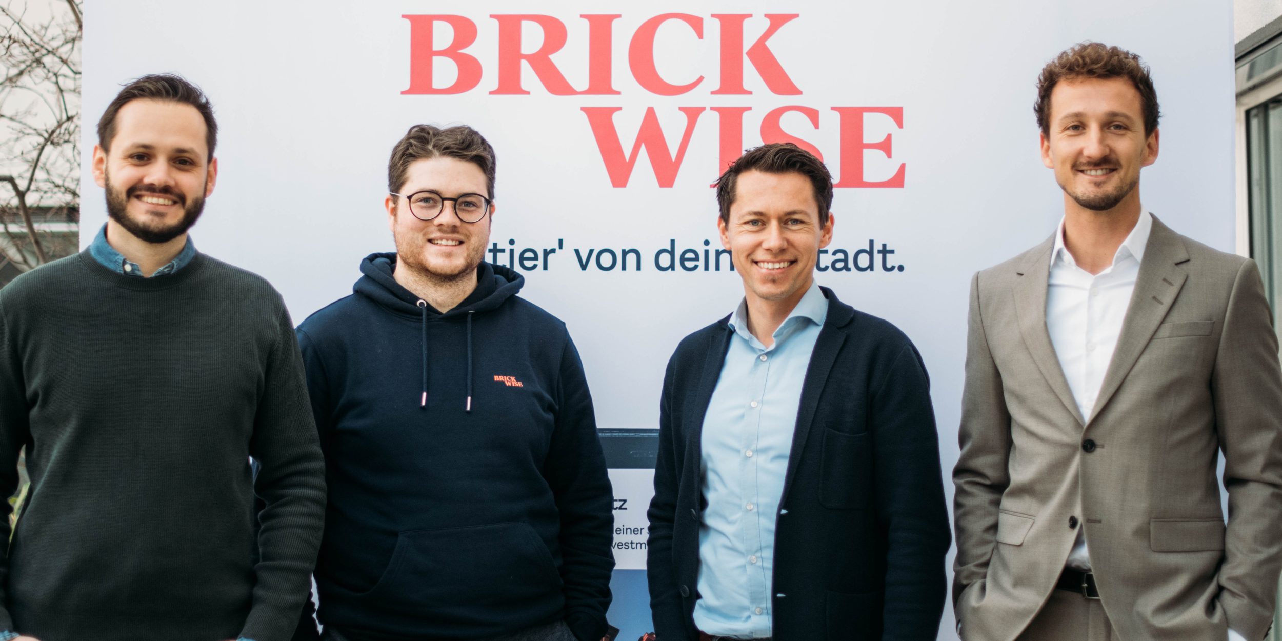 Brickwise: v.l.n.r. Marco Neumayer, Valentin Perkonigg, Michael Murg, Klaus Pateter. Foto: Vicky Posch Automatisch gespeicherter Entwurf 184