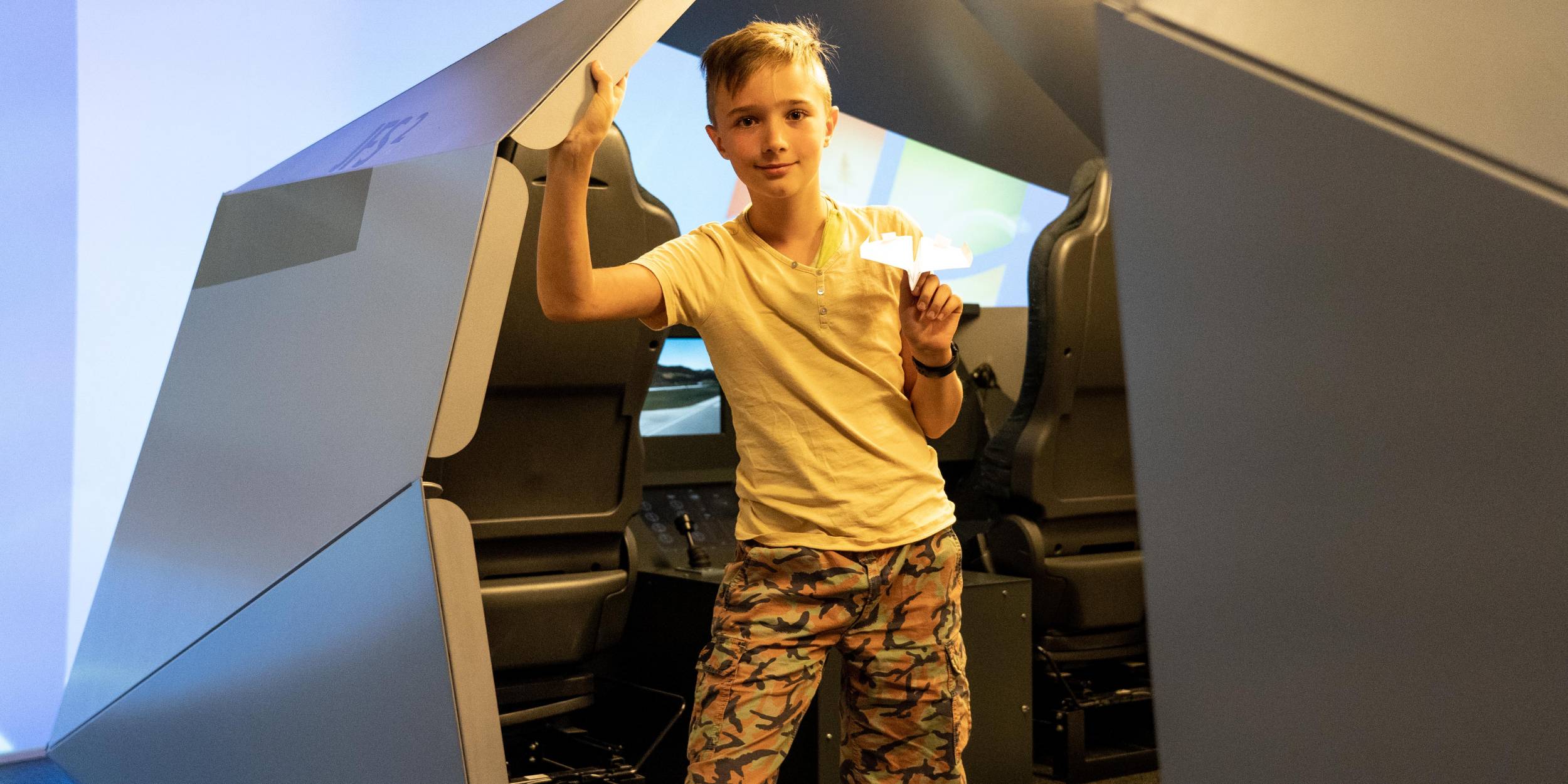 Auch der Flugsimulator der FH JOANNEUM ist Teil des Science Garden. Foto: Science Garden Das Grüne Herz wird MINT – Der Science Garden öffnet seine Pforten