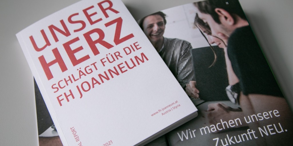 Unser Herz schlägt für die FH JOANNEUM – der neue Annual Report