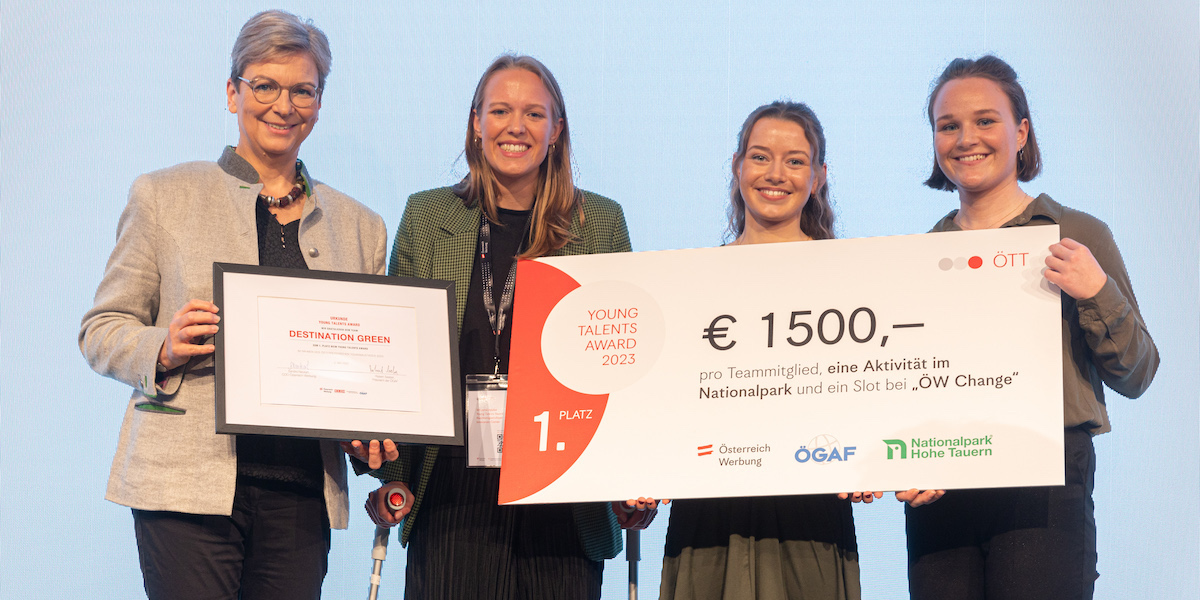 Innovationspreis der Österreich Werbung geht an FH JOANNEUM