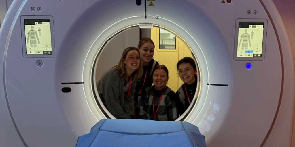 „Radiologietechnologie”-Studierende beim ECR 2024