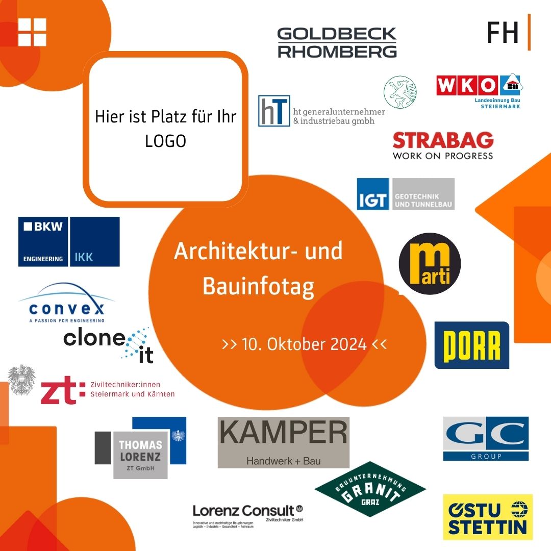 Teilnehmende Unternehmen Architektur- und Bauinfotag