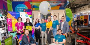 FH JOANNEUM-Messestand: Best-of BeSt
