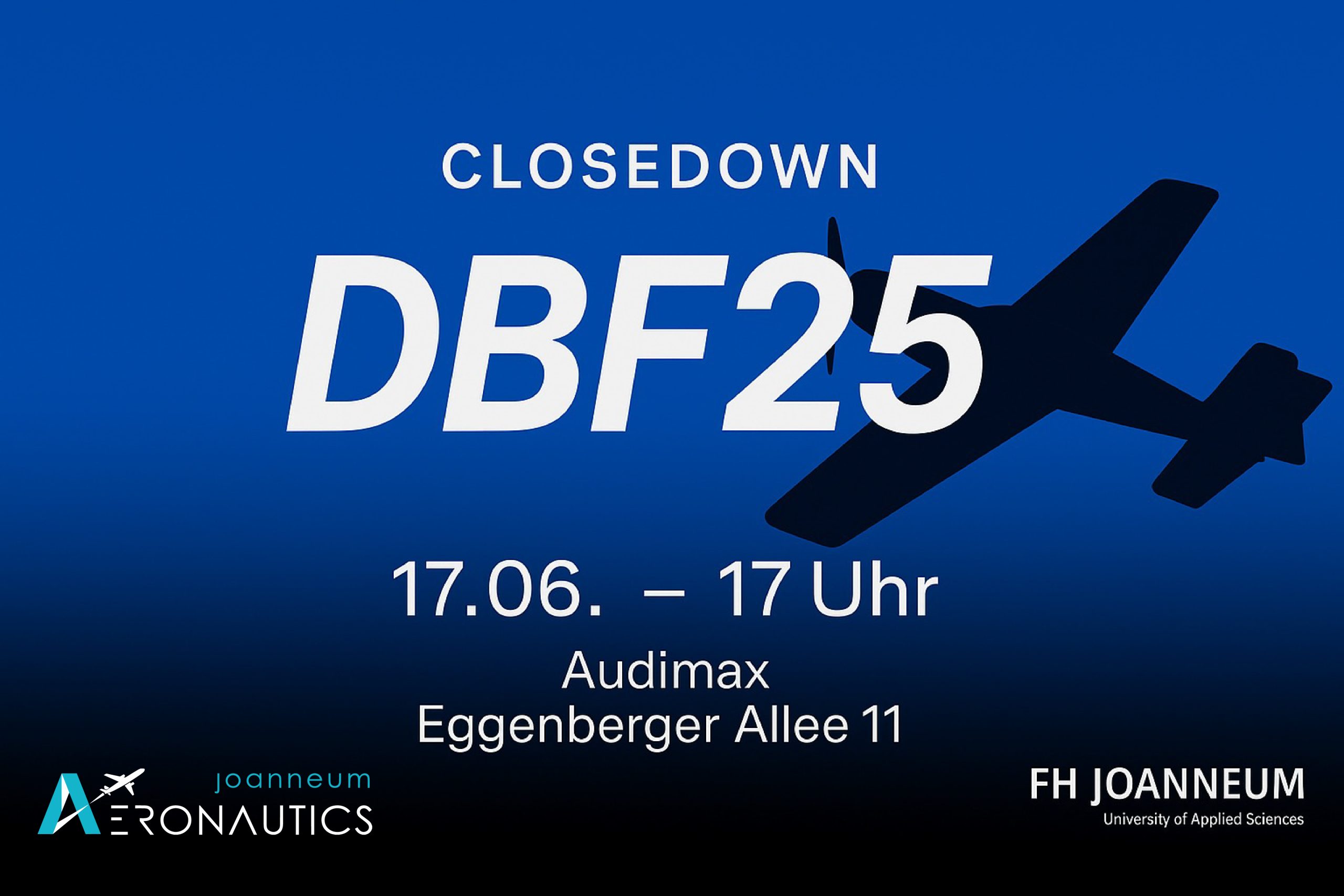 Das Team von joanneum Aeronautics lädt zum Closedown 2025
