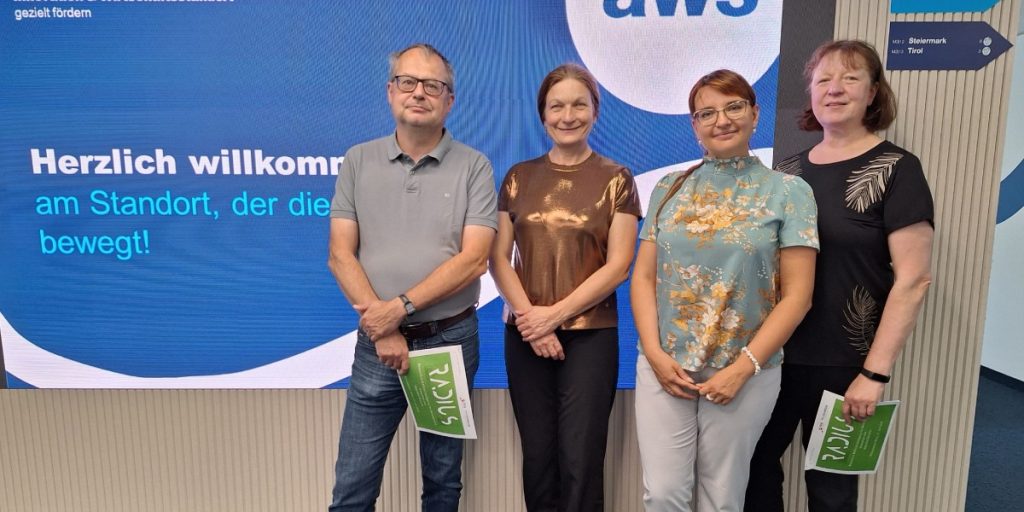 RADIUS und Green KAIT zu Besuch bei der aws in Wien