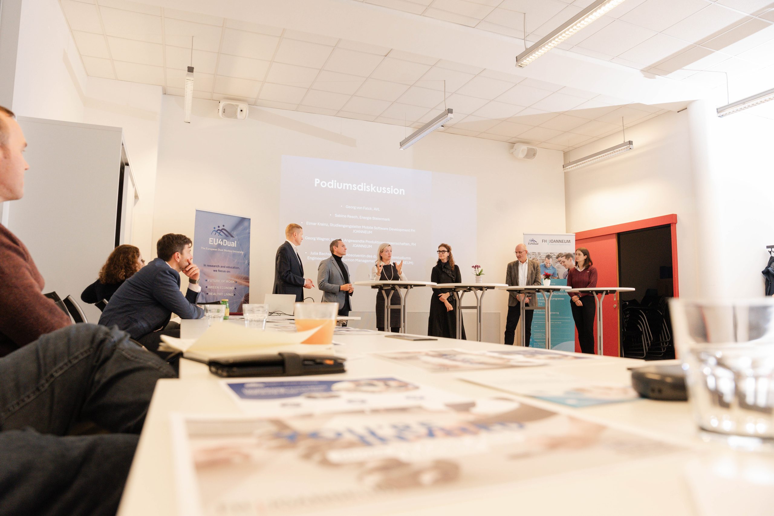 Die EU4Dual-Eventreihe Industry Forum der FH JOANNEUM für Industrie- und Unternehmenspartner ist im Novemeber 2025 offiziell gestartet