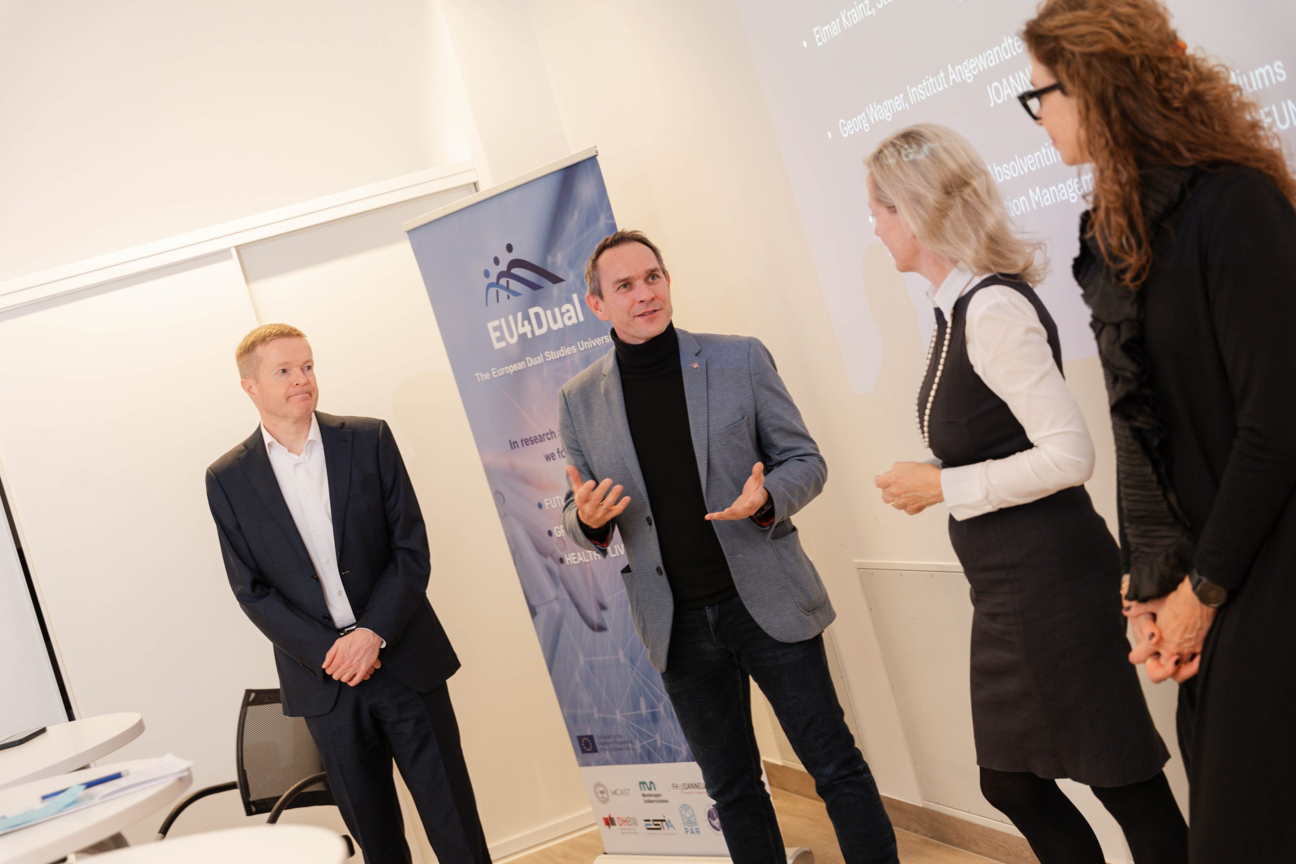 Auftaktveranstaltung der EU4Dual-Eventreihe Industry Forum der FH JOANNEUM zur Weiterentwicklung dualer Studiengänge