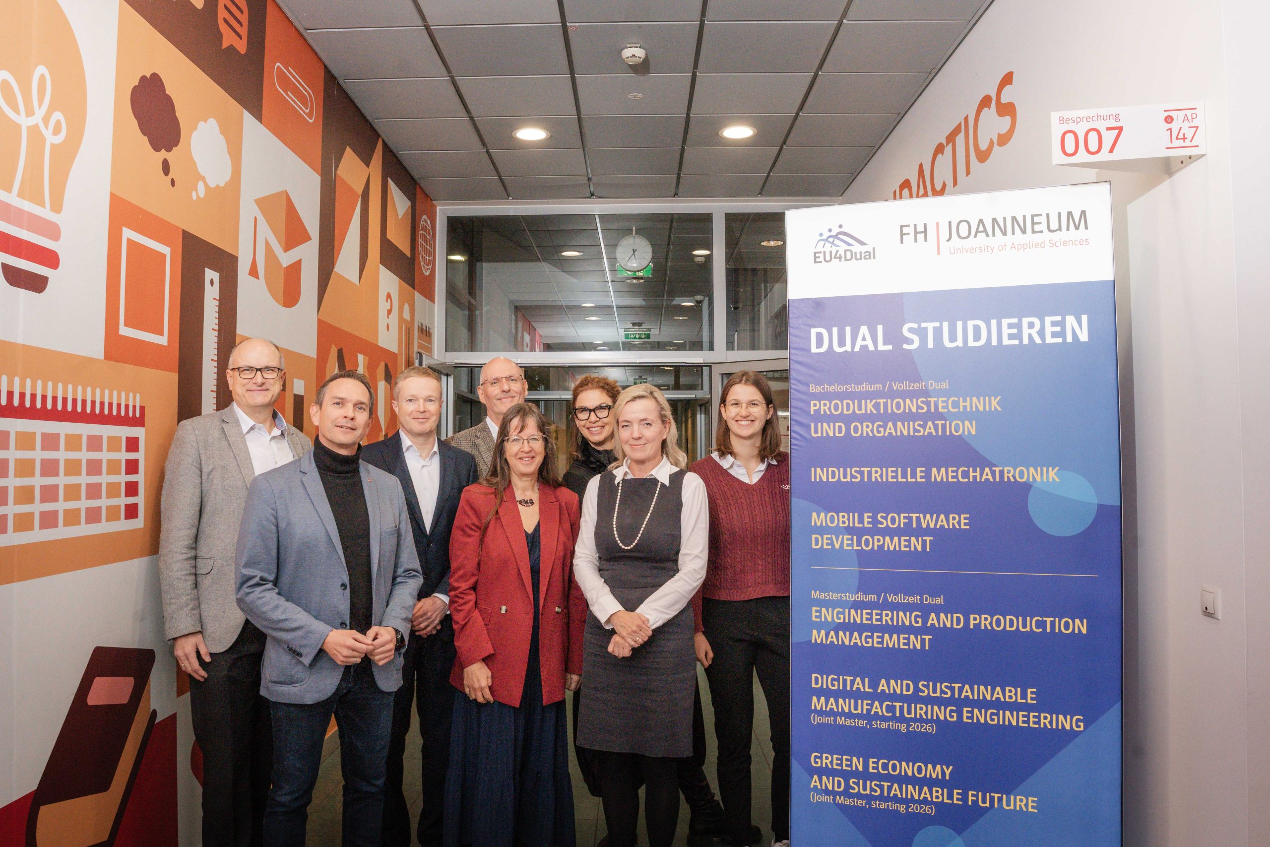 Auftaktveranstaltung der EU4Dual-Eventreihe Industry Forum der FH JOANNEUM zur Weiterentwicklung dualer Studiengänge