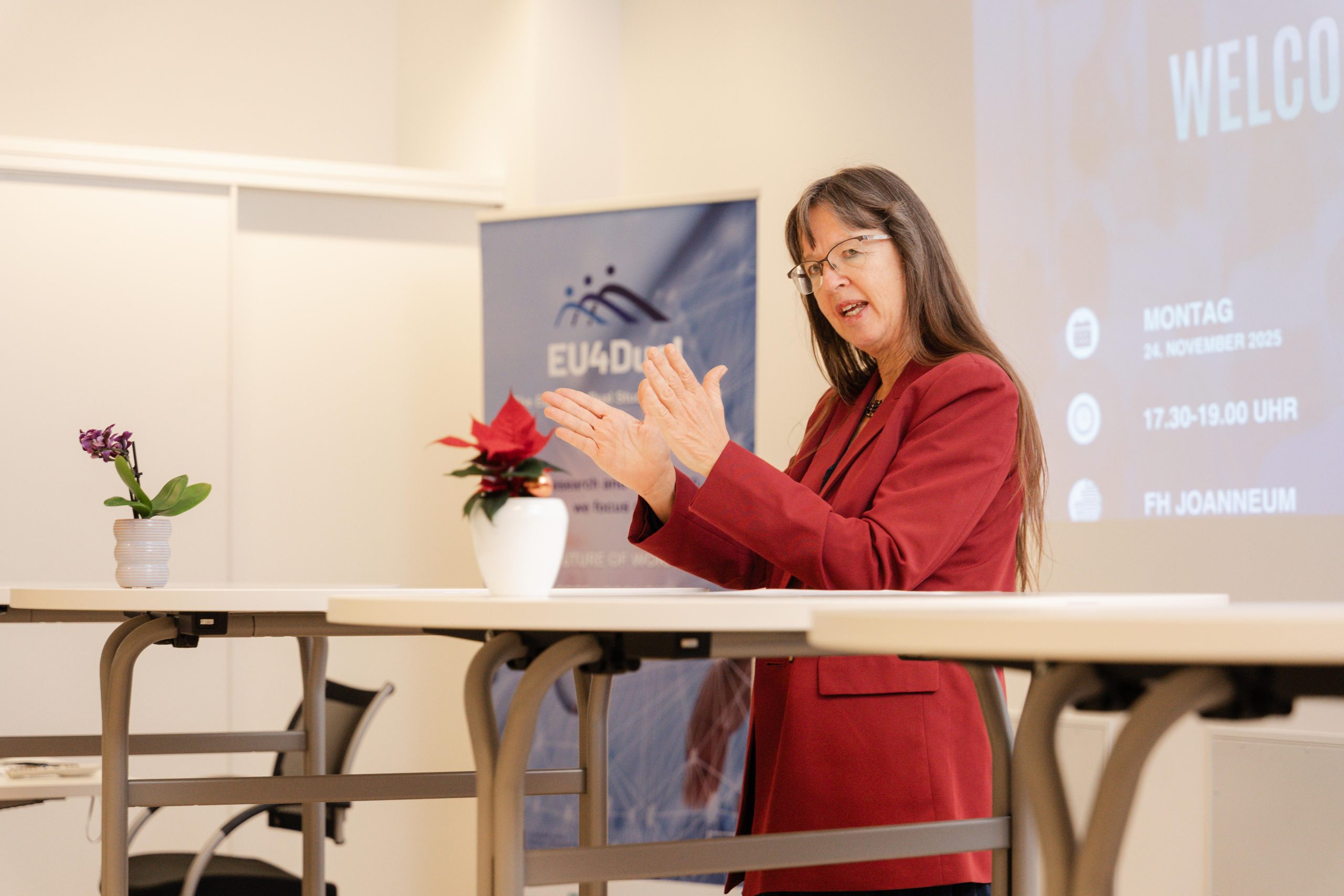 Auftaktveranstaltung der EU4Dual-Eventreihe Industry Forum der FH JOANNEUM zur Weiterentwicklung dualer Studiengänge