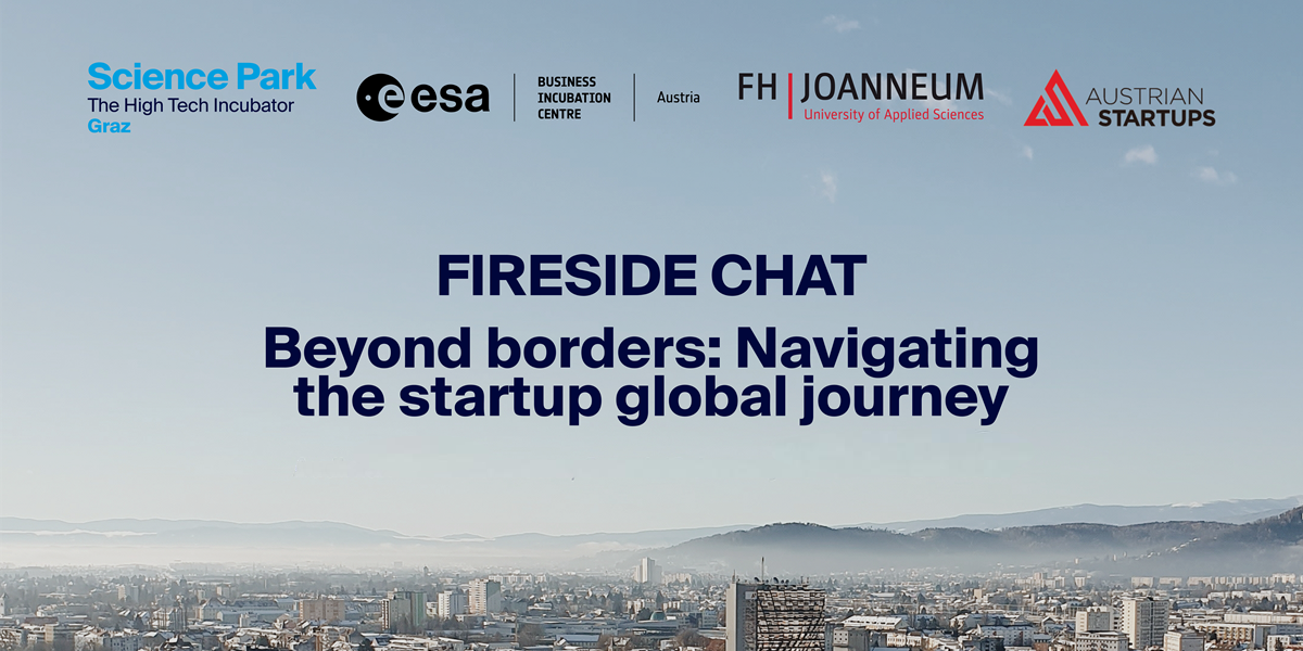Der Fireside Chat im Audimax der FH JOANNEUM beleuchtet Chancen und Herausforderungen der internationalen Expansion von Startups. Organisiert vom Studiengang Digital Entrepreneurship and Innovation