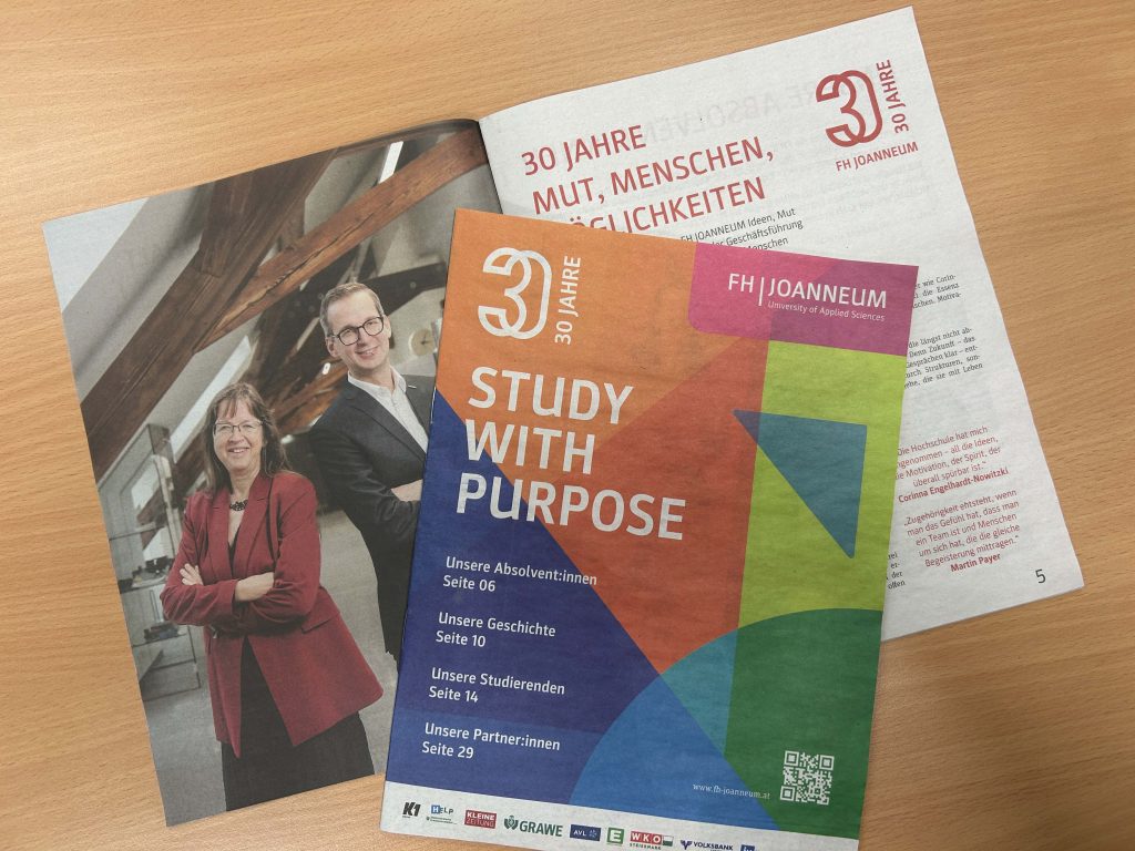 Das neue FH Journal ist da: Wir feiern 30 Jahre FH JOANNEUM
