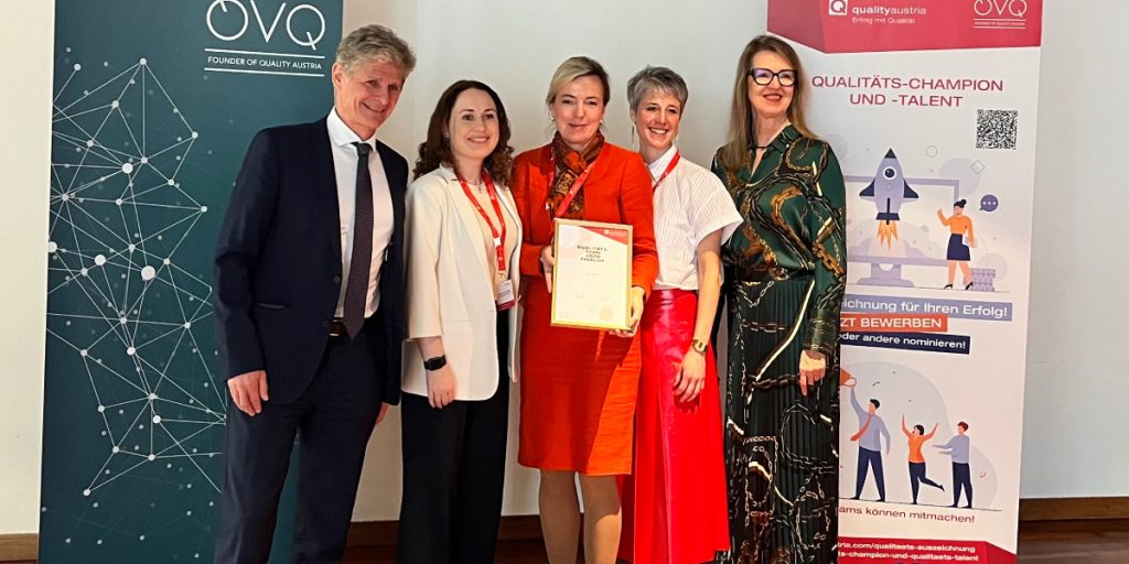 EU4Dual als Finalist für den „Quality Team Award“ ausgezeichnet