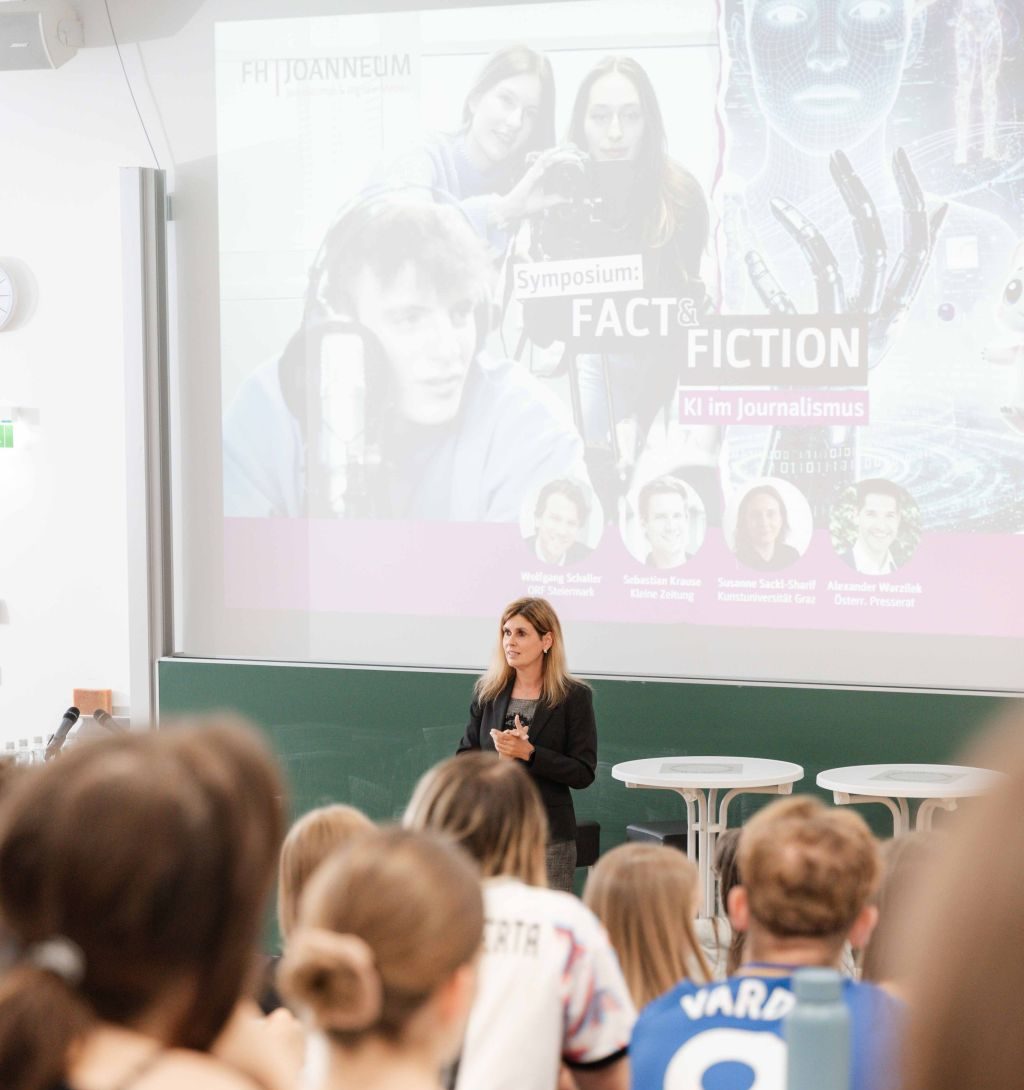 Symposium Fact & Fiction: KI im Journalismus (c) FH JOANNEUM / Fabian Hasler