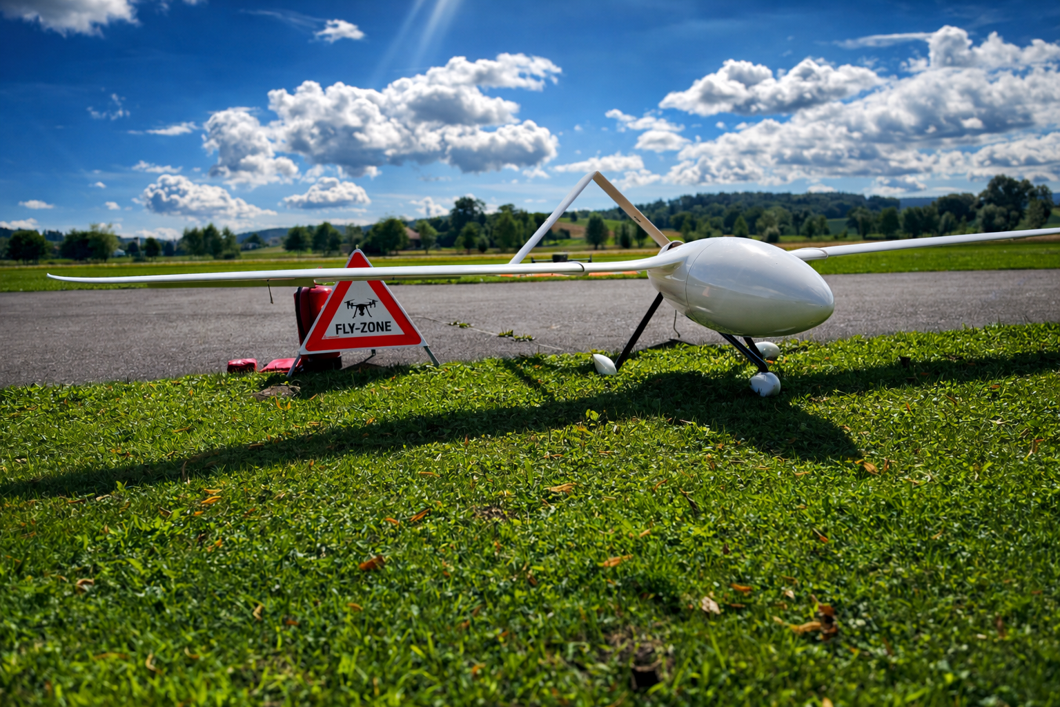 LINA project presentation on autonomous UAS operations by ZHAW School of Engineering, including a live stream from Winterthur showcasing real-world test environments.
