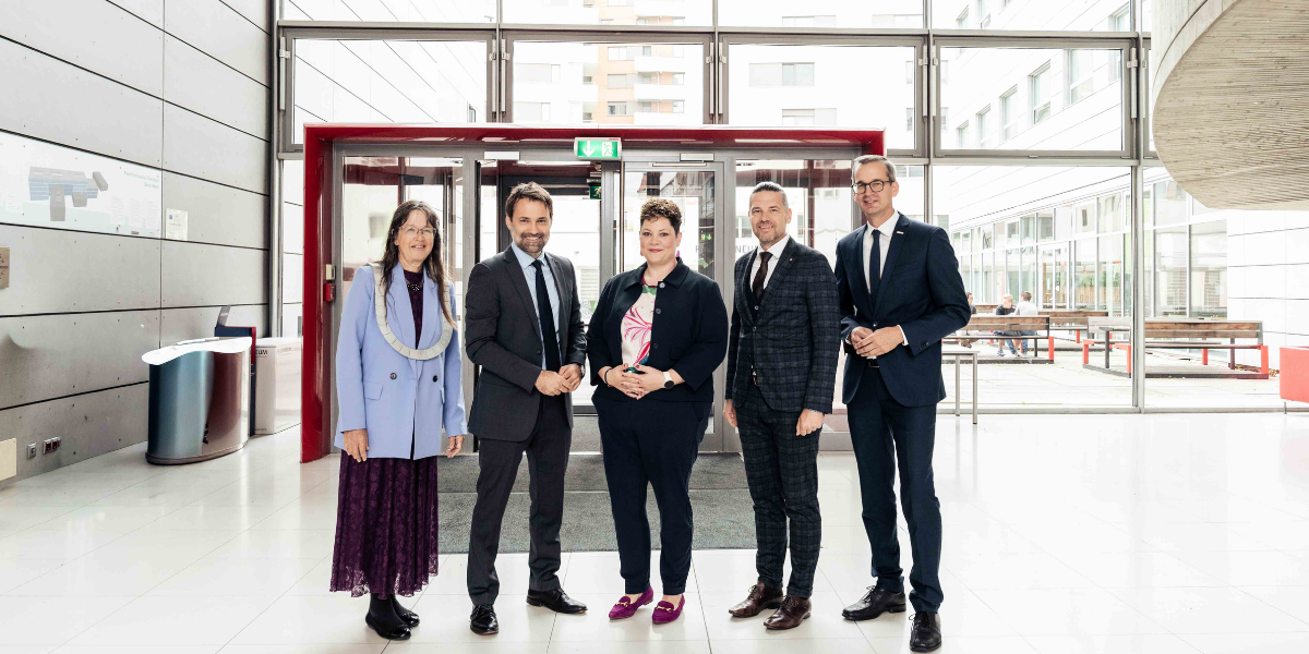 zu sehen sind die Ausgezeichneten der FH Professur