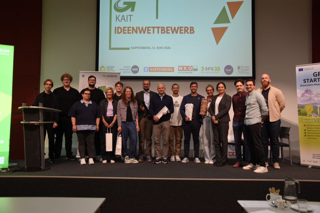 Das war der 8. KAIT-Ideenwettbewerb am 12. Juni 2026 im Audimax der FH JOANNEUM in Kapfenberg 